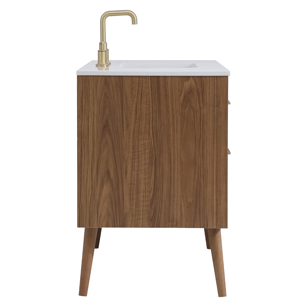 Elegant Bathroom Vanity - Walnut Brown (VF41042WB)