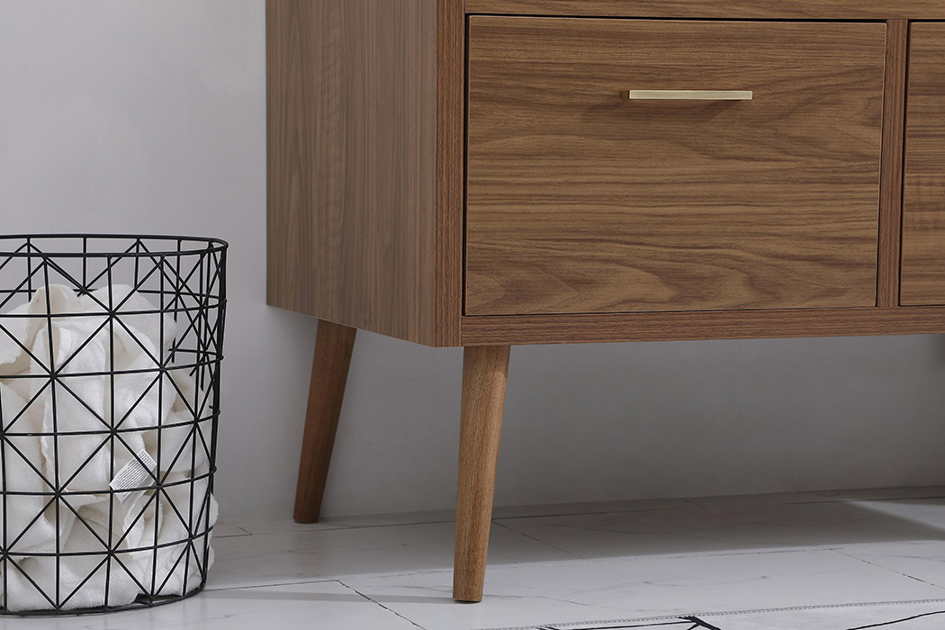 Elegant Bathroom Vanity - Walnut Brown (VF41042WB)