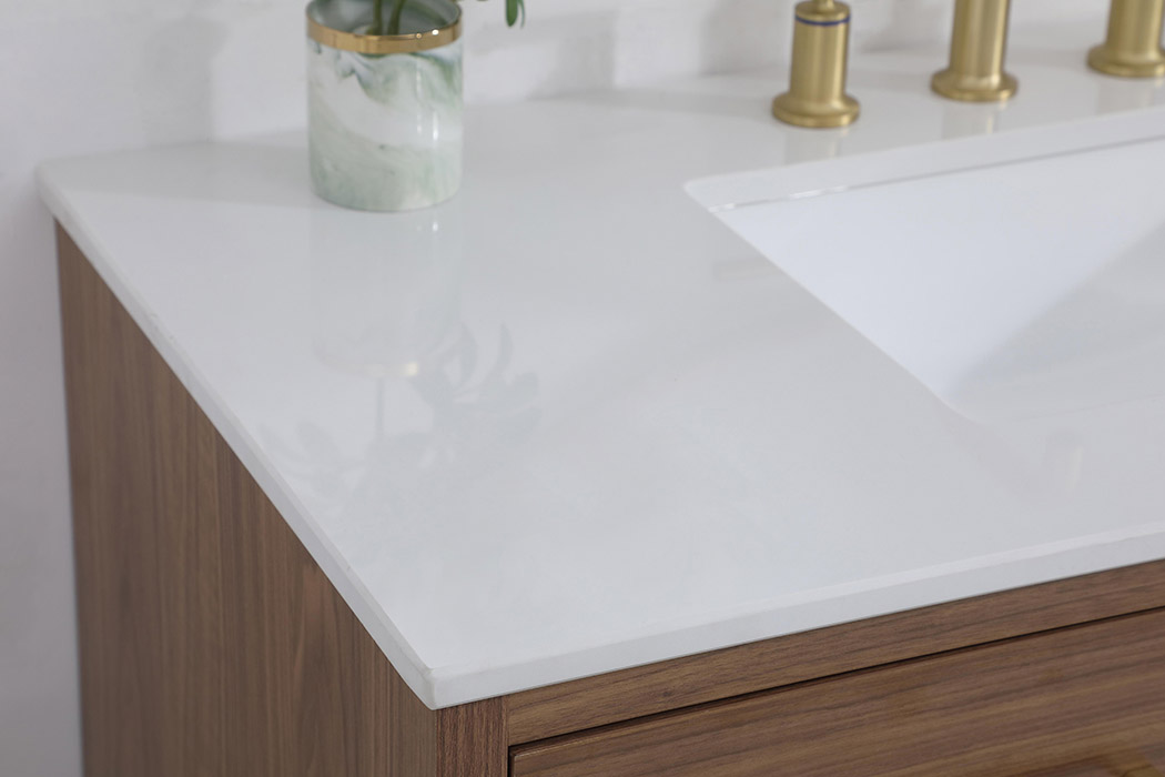 Elegant Bathroom Vanity - Walnut Brown (VF41042WB)