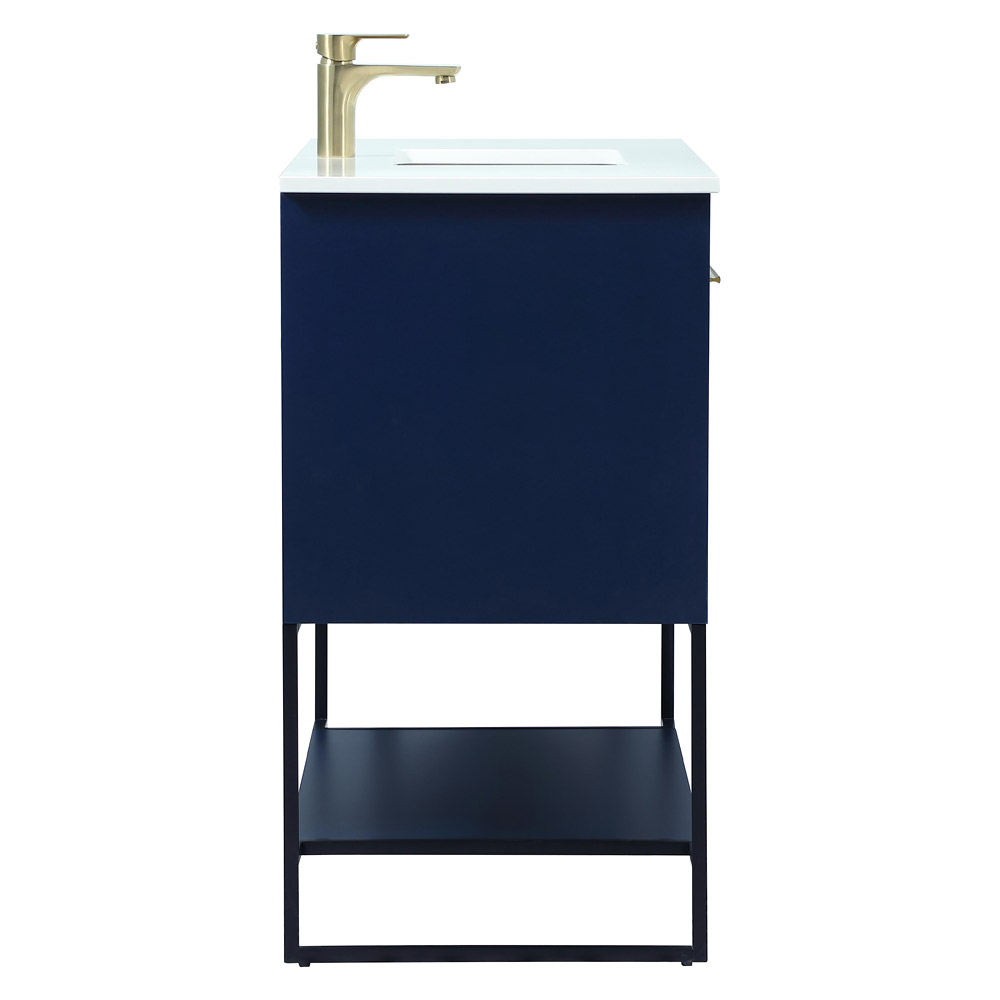 Elegant Bathroom Vanity - Blue (VF42536MBL)