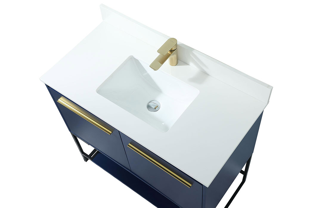 Elegant Bathroom Vanity - Blue (VF42536MBL-BS)