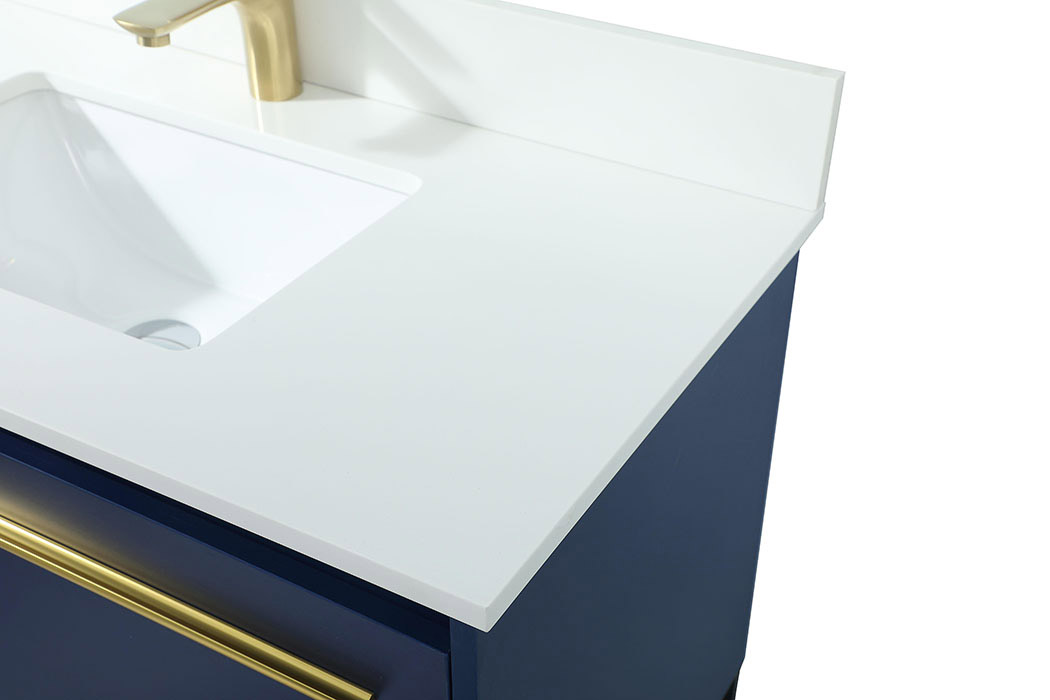 Elegant Bathroom Vanity - Blue (VF42536MBL-BS)