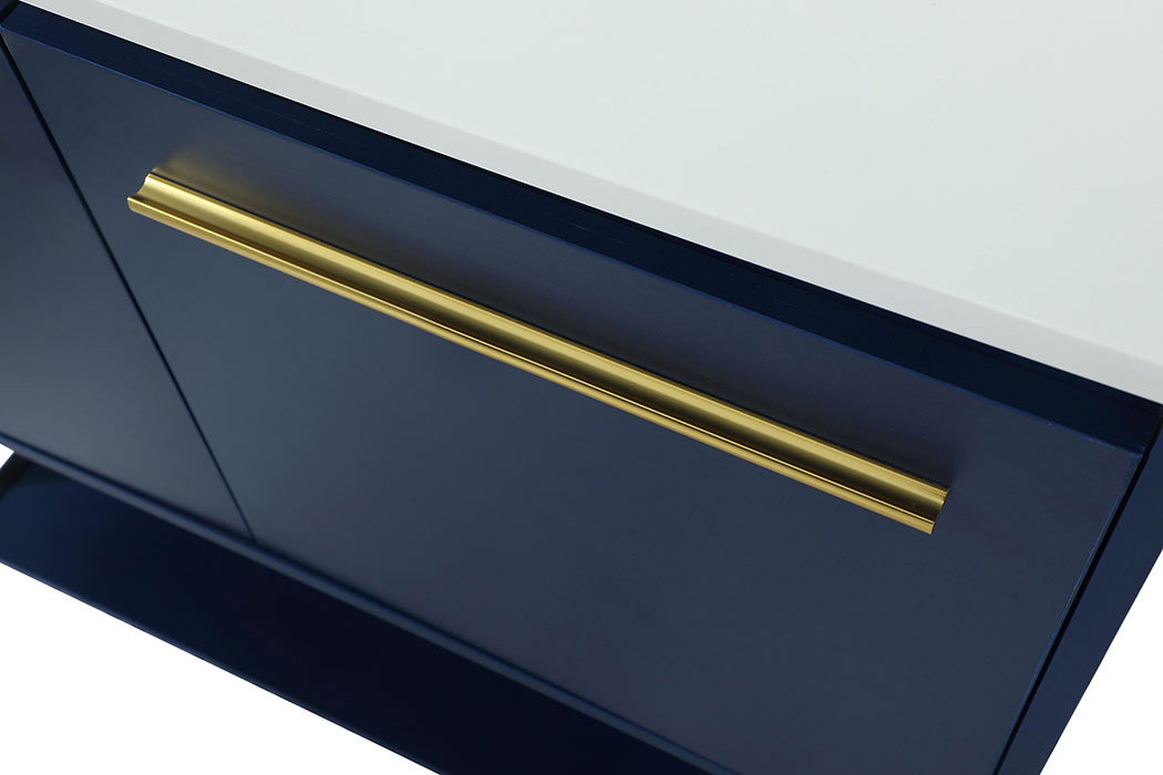 Elegant Bathroom Vanity - Blue (VF42536MBL-BS)