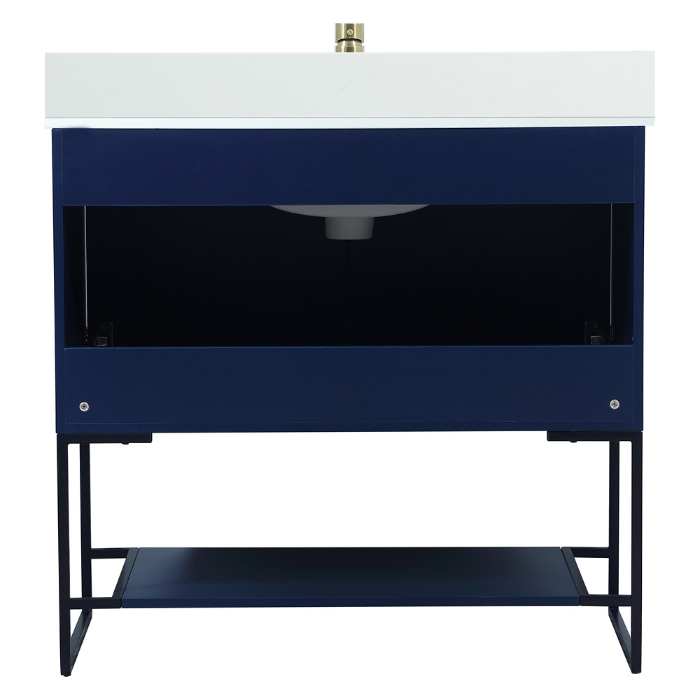 Elegant Bathroom Vanity - Blue (VF42536MBL-BS)