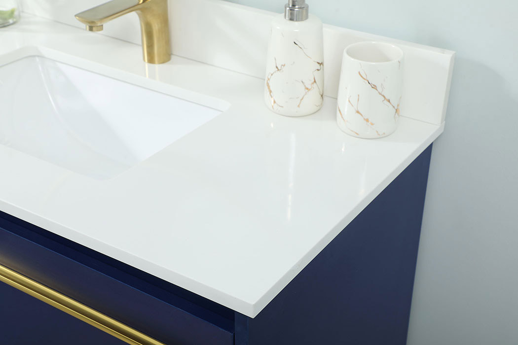 Elegant Bathroom Vanity - Blue (VF42536MBL-BS)
