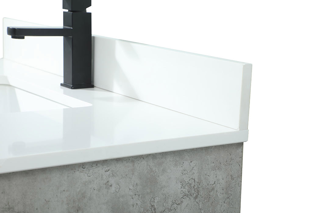 Elegant Bathroom Vanity - Concrete Gray (VF42536MCG-BS)