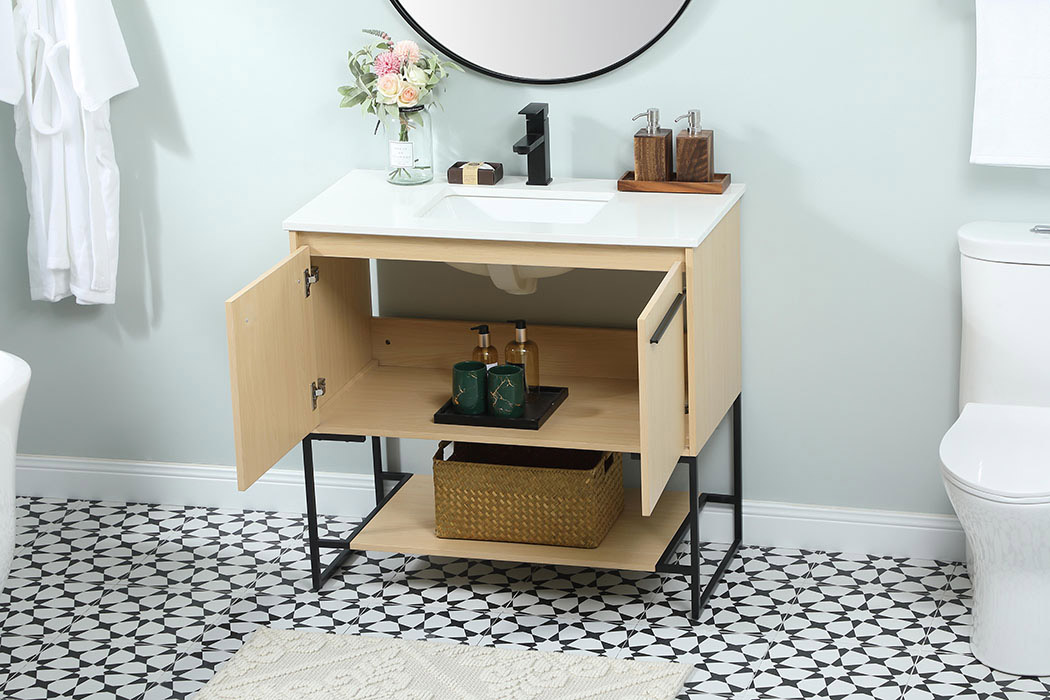 Elegant Bathroom Vanity - Maple (VF42536MMP)