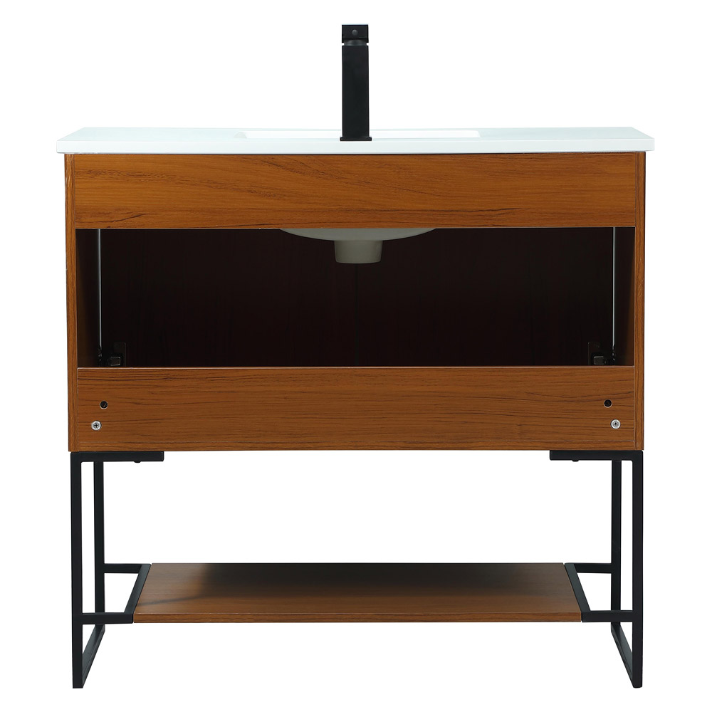 Elegant Bathroom Vanity - Teak (VF42536MTK)