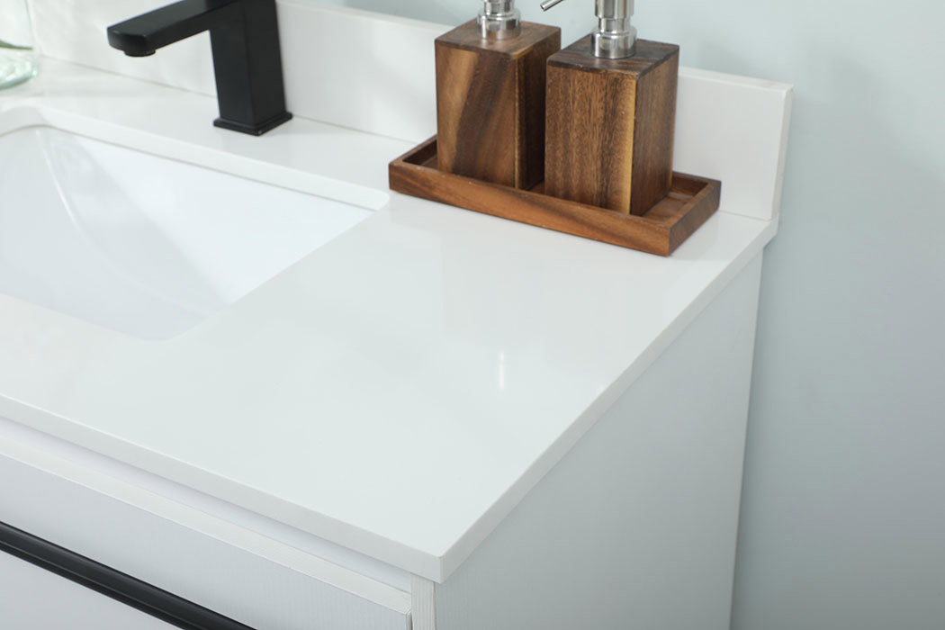 Elegant Bathroom Vanity - White (VF42536MWH-BS)