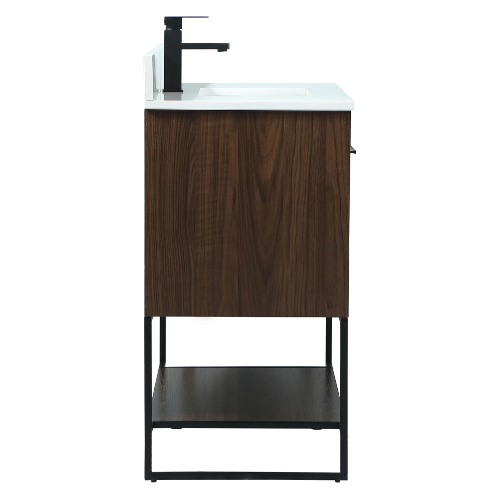 Elegant Bathroom Vanity - Walnut (VF42536MWT-BS)