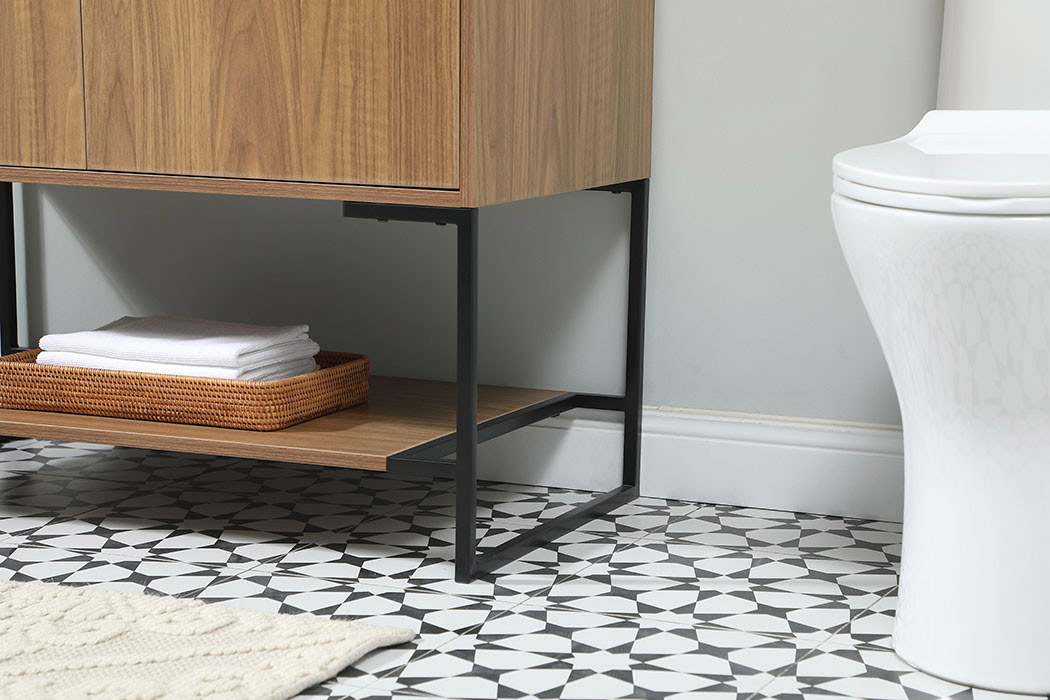 Elegant Bathroom Vanity - Walnut Brown (VF42536WB-BS)