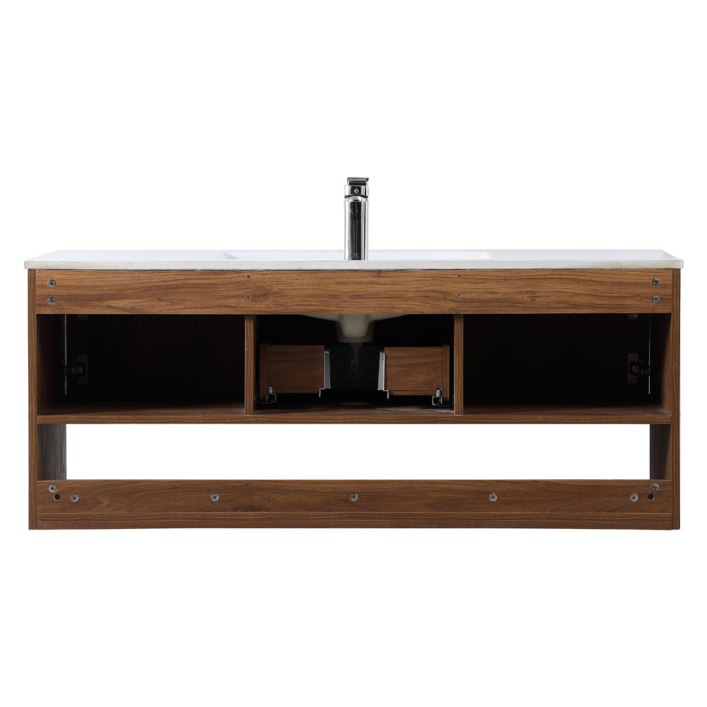 Elegant Bathroom Vanity - Walnut Brown (VF43048WB)