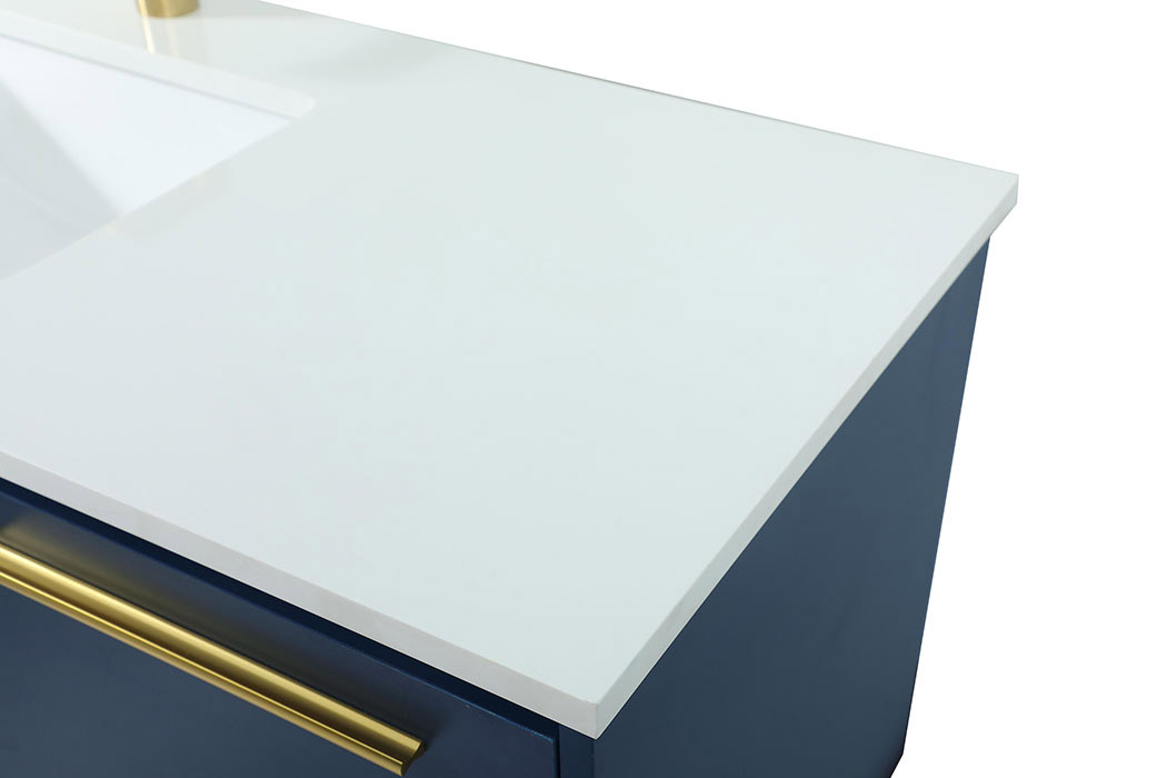 Elegant Bathroom Vanity - Blue (VF43548MBL)