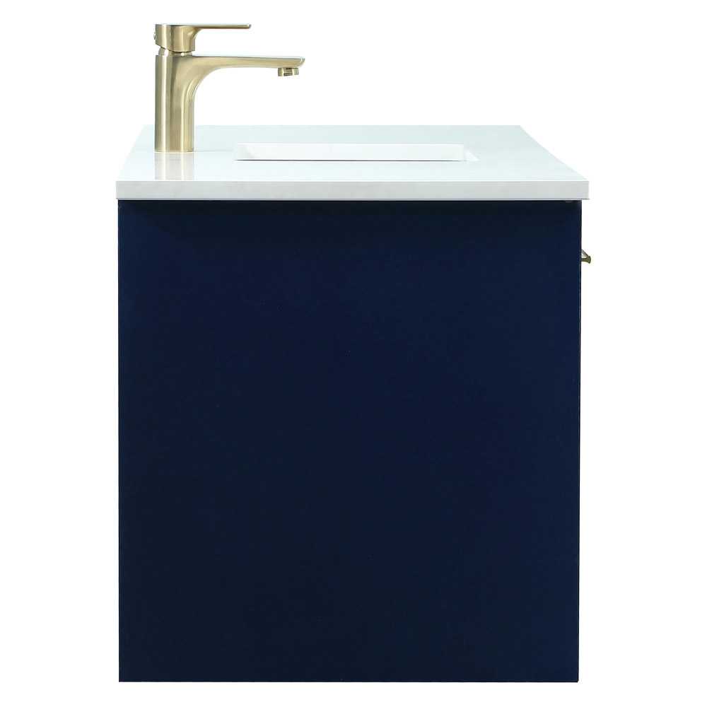 Elegant Bathroom Vanity - Blue (VF43548MBL)