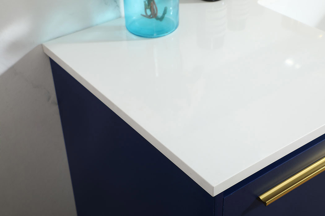 Elegant Bathroom Vanity - Blue (VF43548MBL)
