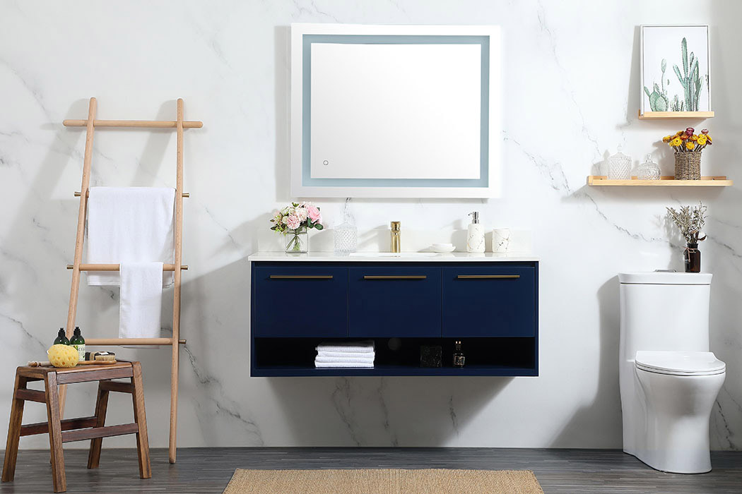 Elegant Bathroom Vanity - Blue (VF43548MBL-BS)