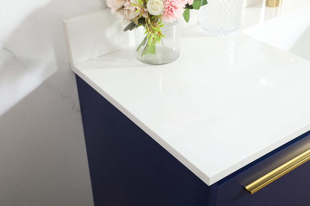 Elegant Bathroom Vanity - Blue (VF43548MBL-BS)