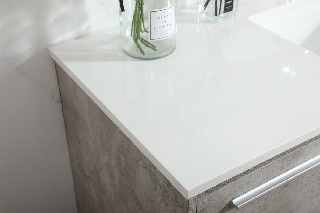 Elegant Bathroom Vanity - Concrete Gray (VF43548MCG)