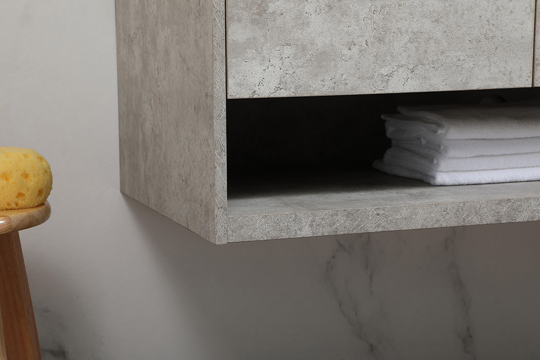 Elegant Bathroom Vanity - Concrete Gray (VF43548MCG)