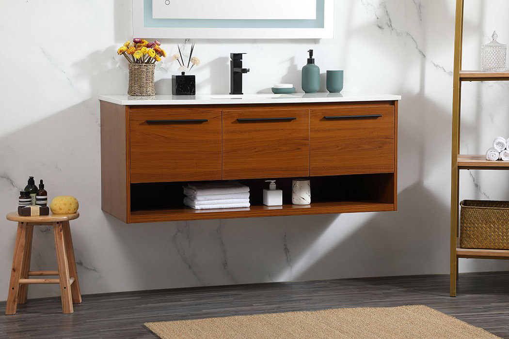 Elegant Bathroom Vanity - Teak (VF43548MTK)