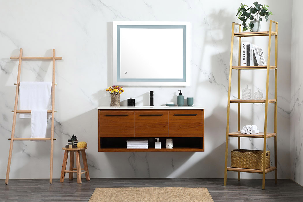 Elegant Bathroom Vanity - Teak (VF43548MTK)