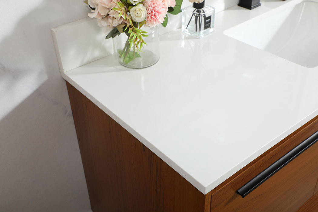 Elegant Bathroom Vanity - Teak (VF43548MTK-BS)