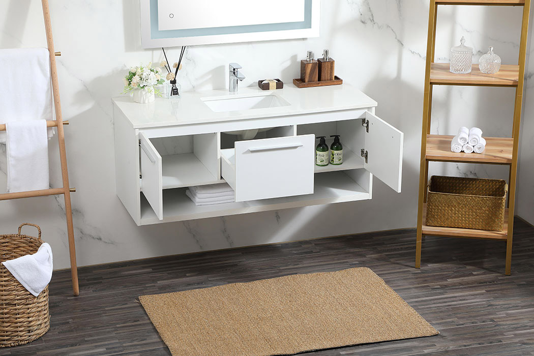 Elegant Bathroom Vanity - White (VF43548MWH)