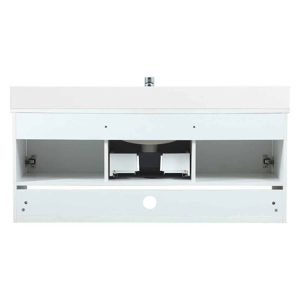 Elegant Bathroom Vanity - White (VF43548MWH-BS)