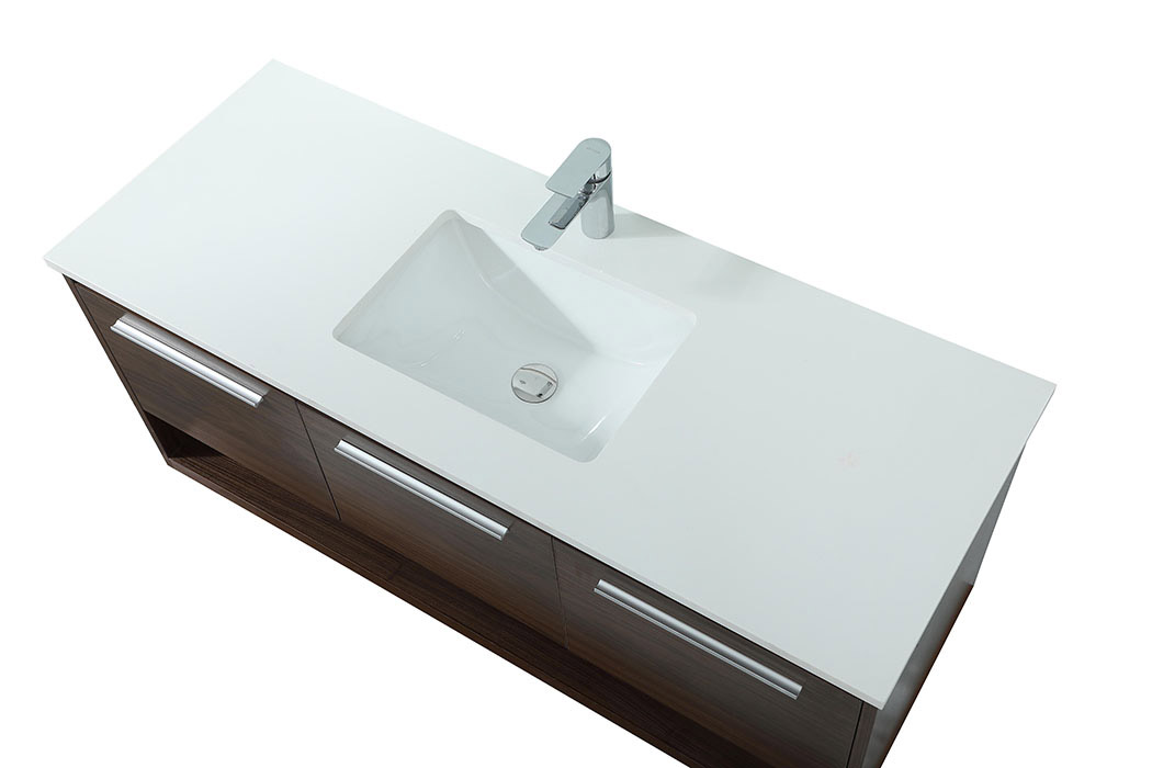 Elegant Bathroom Vanity - Walnut (VF43548MWT)