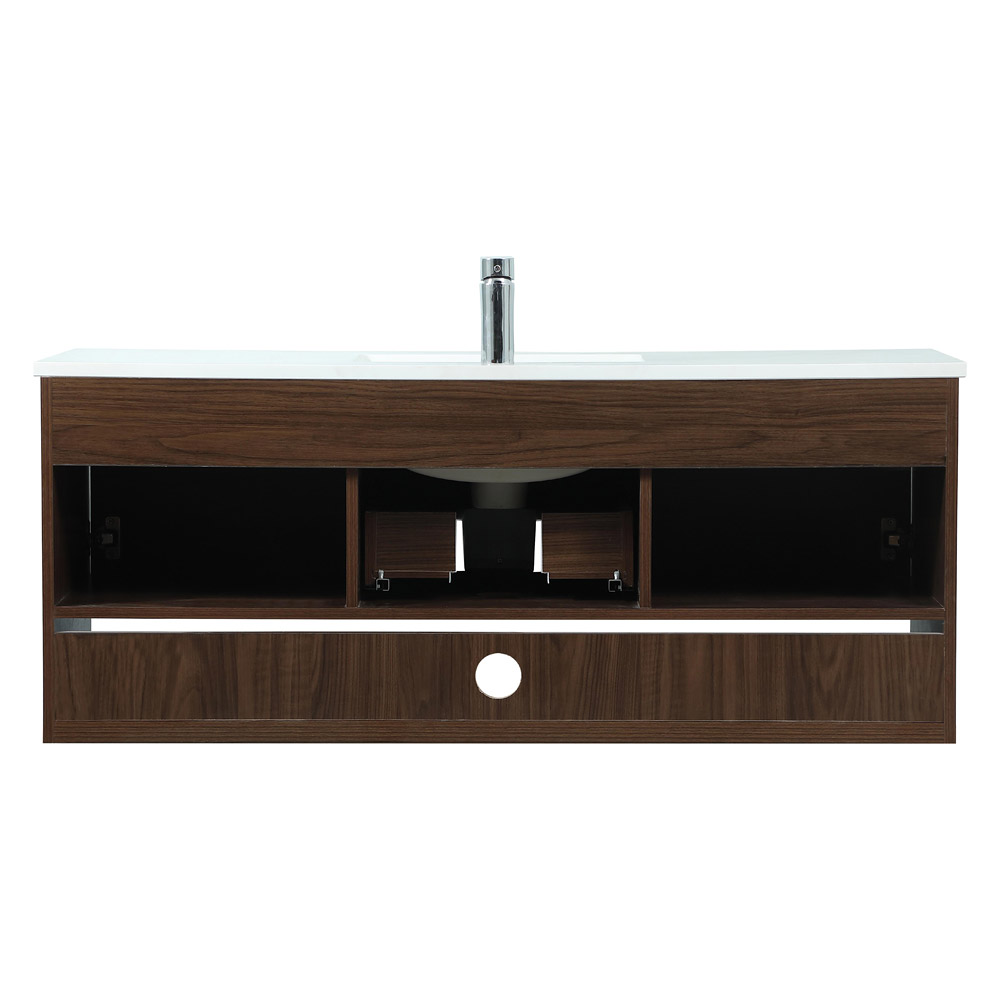 Elegant Bathroom Vanity - Walnut (VF43548MWT)