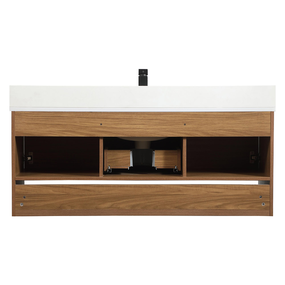 Elegant Bathroom Vanity - Walnut Brown (VF43548WB-BS)