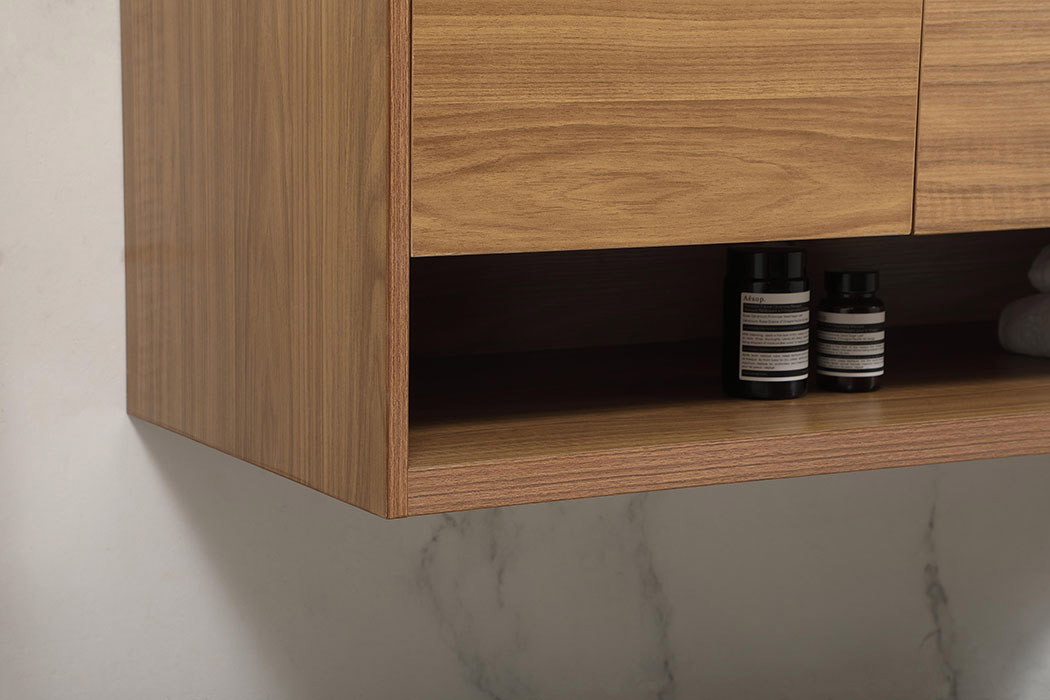 Elegant Bathroom Vanity - Walnut Brown (VF43548WB-BS)