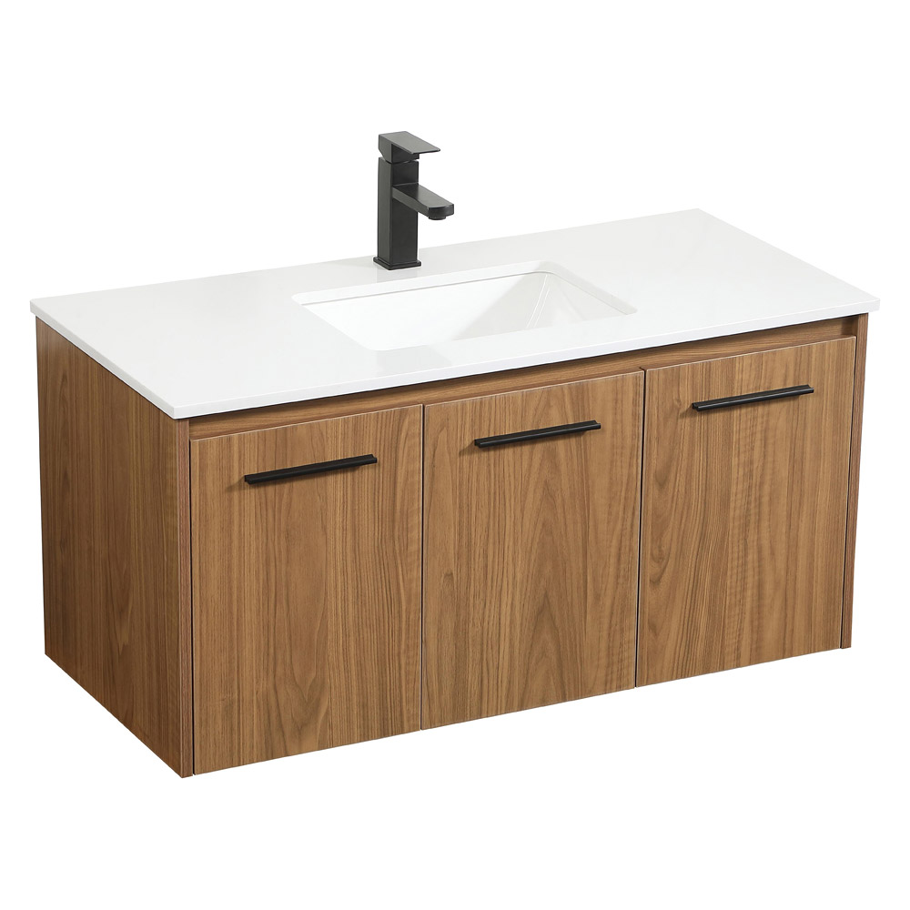 Elegant Bathroom Vanity - Walnut Brown (VF44540WB)