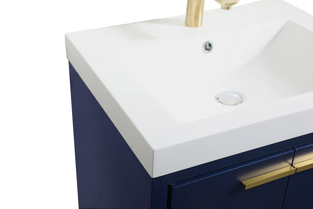 Elegant Bathroom Vanity - Blue, L 24" (VF46024MBL)