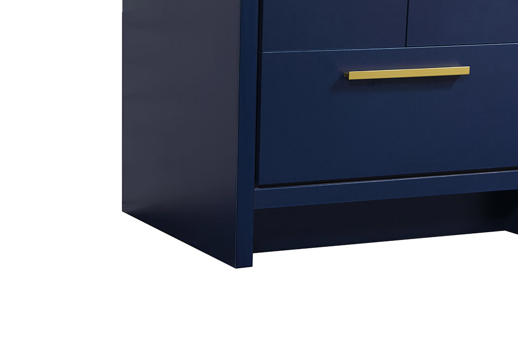 Elegant Bathroom Vanity - Blue, L 24" (VF46024MBL)