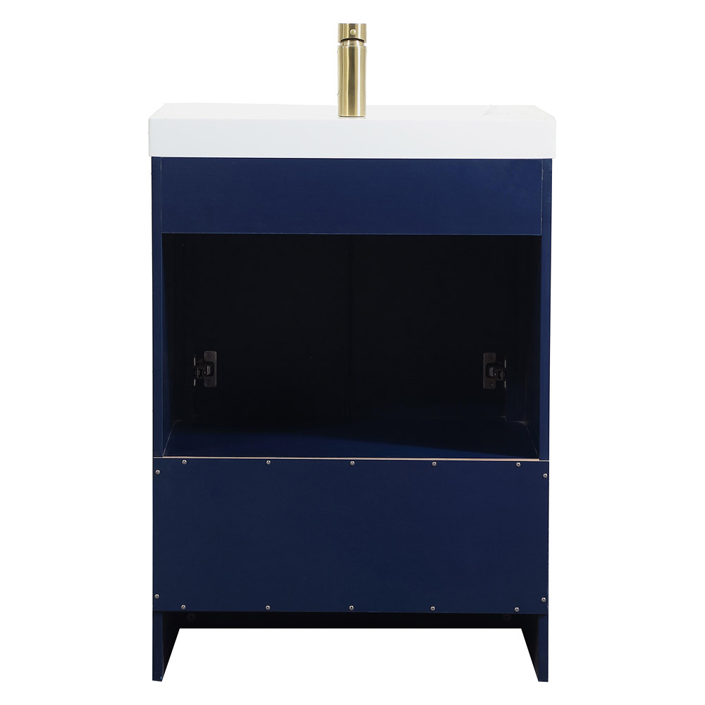 Elegant Bathroom Vanity - Blue, L 24" (VF46024MBL)