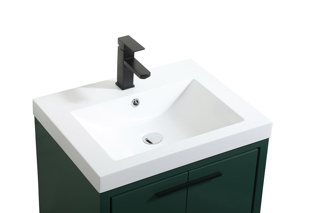 Elegant Bathroom Vanity - Green, L 24" (VF46024MGN)