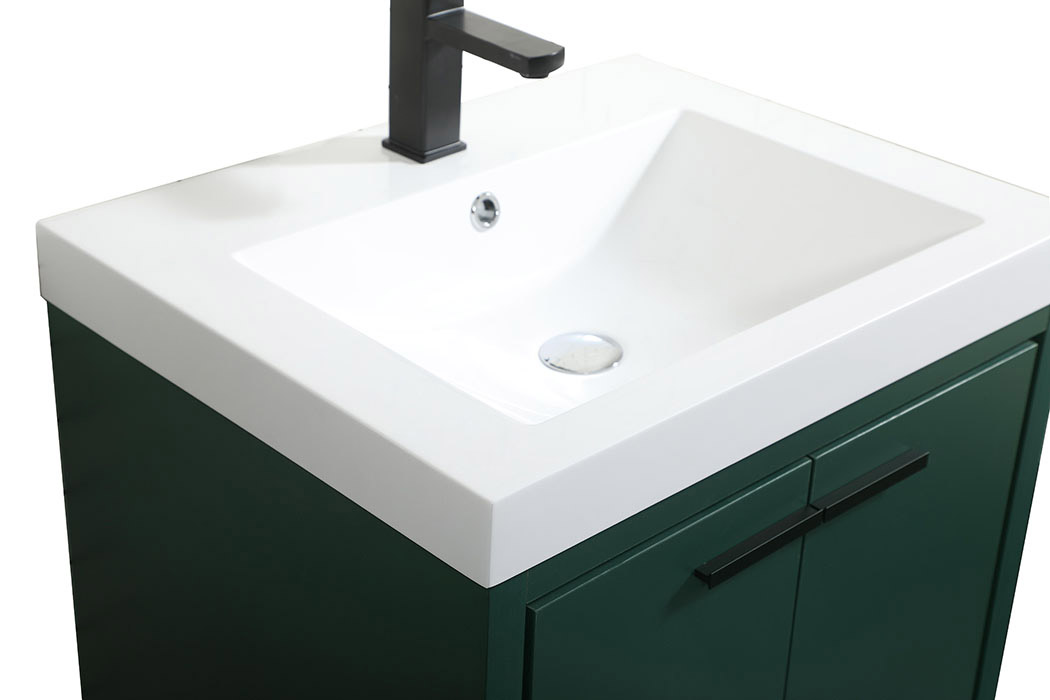 Elegant Bathroom Vanity - Green, L 24" (VF46024MGN)