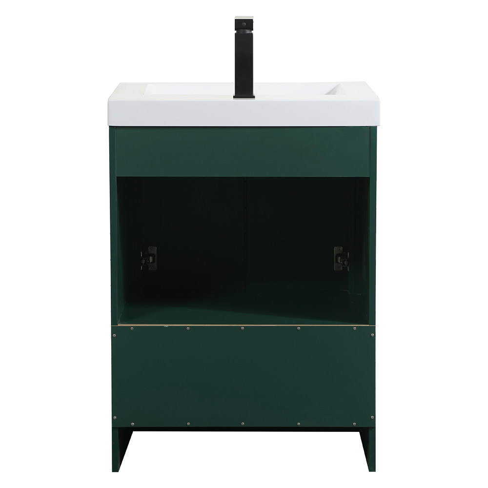 Elegant Bathroom Vanity - Green, L 24" (VF46024MGN)