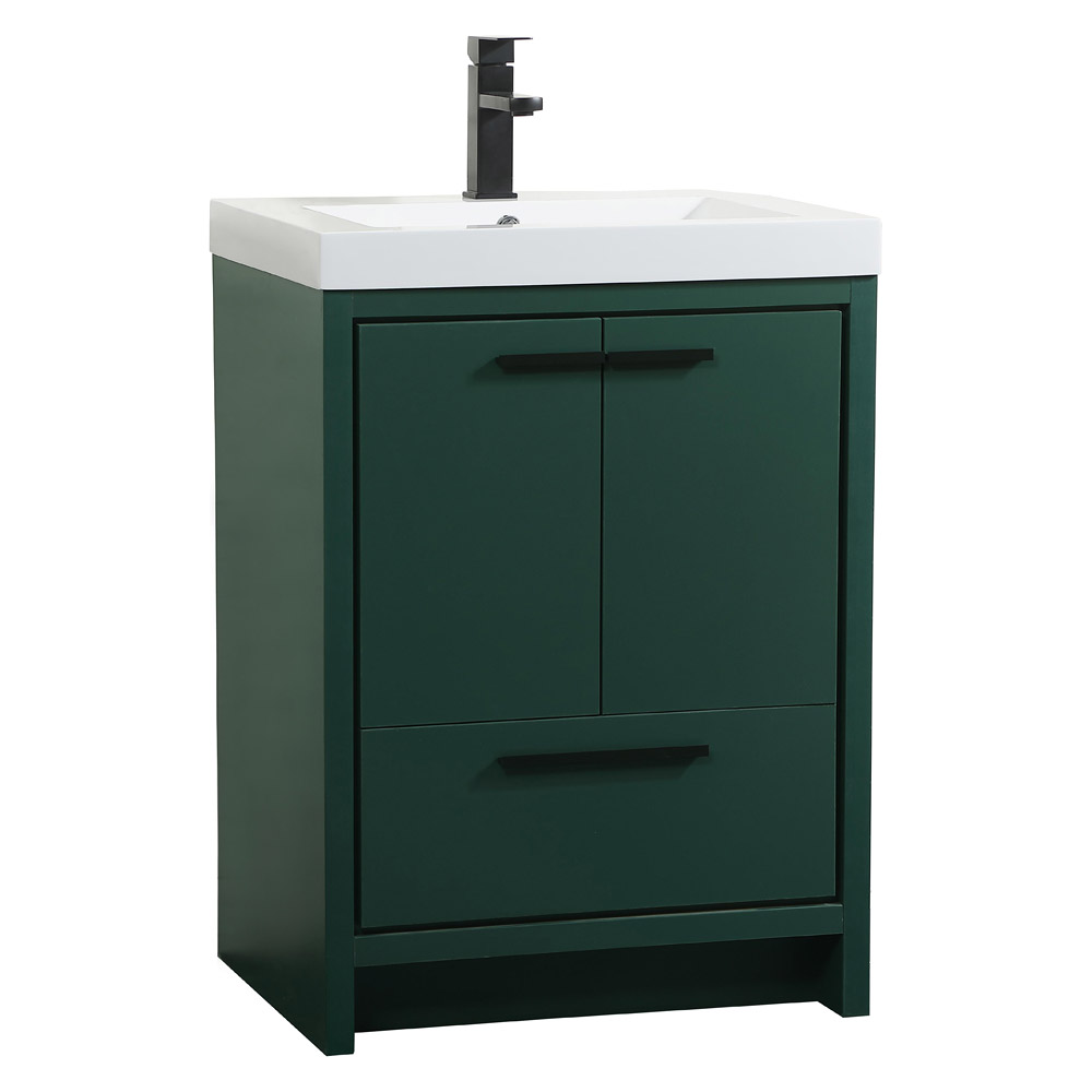 Elegant Bathroom Vanity - Green, L 24" (VF46024MGN)