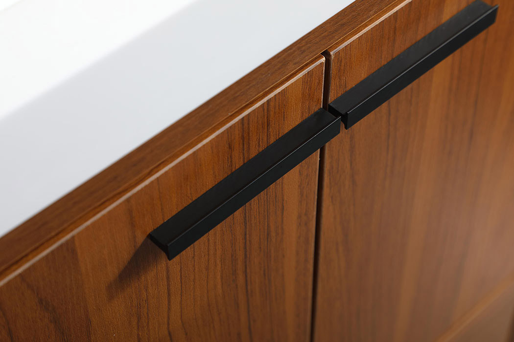 Elegant Bathroom Vanity - Teak, L 24" (VF46024MTK)