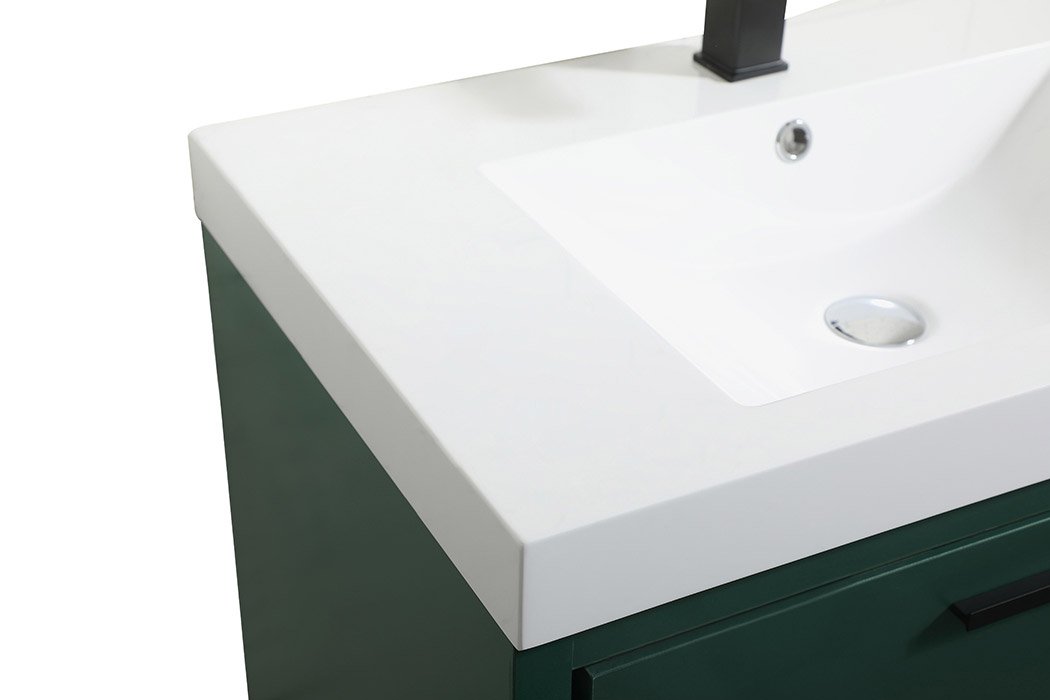 Elegant Bathroom Vanity - Green, L 30" (VF46030MGN)