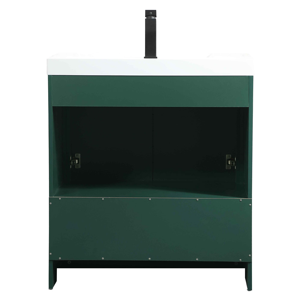 Elegant Bathroom Vanity - Green, L 30" (VF46030MGN)