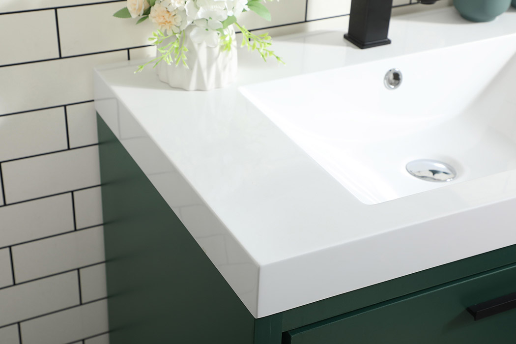 Elegant Bathroom Vanity - Green, L 30" (VF46030MGN)