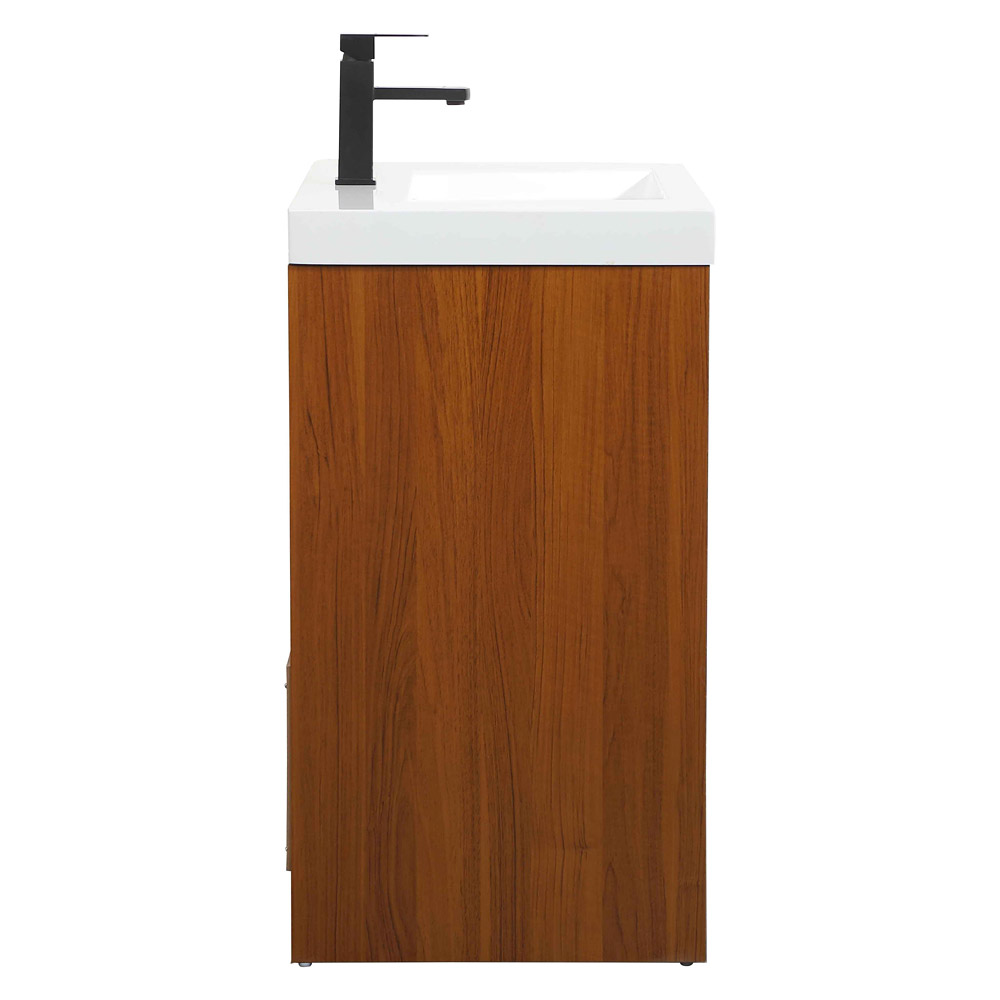 Elegant Bathroom Vanity - Teak, L 30" (VF46030MTK)