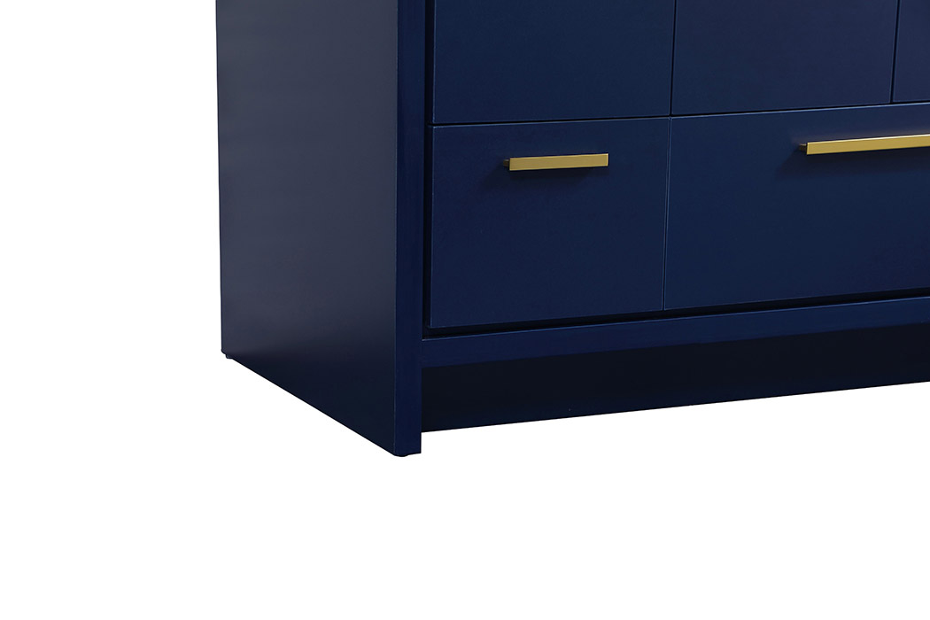 Elegant Bathroom Vanity - Blue, L 36" (VF46036MBL)