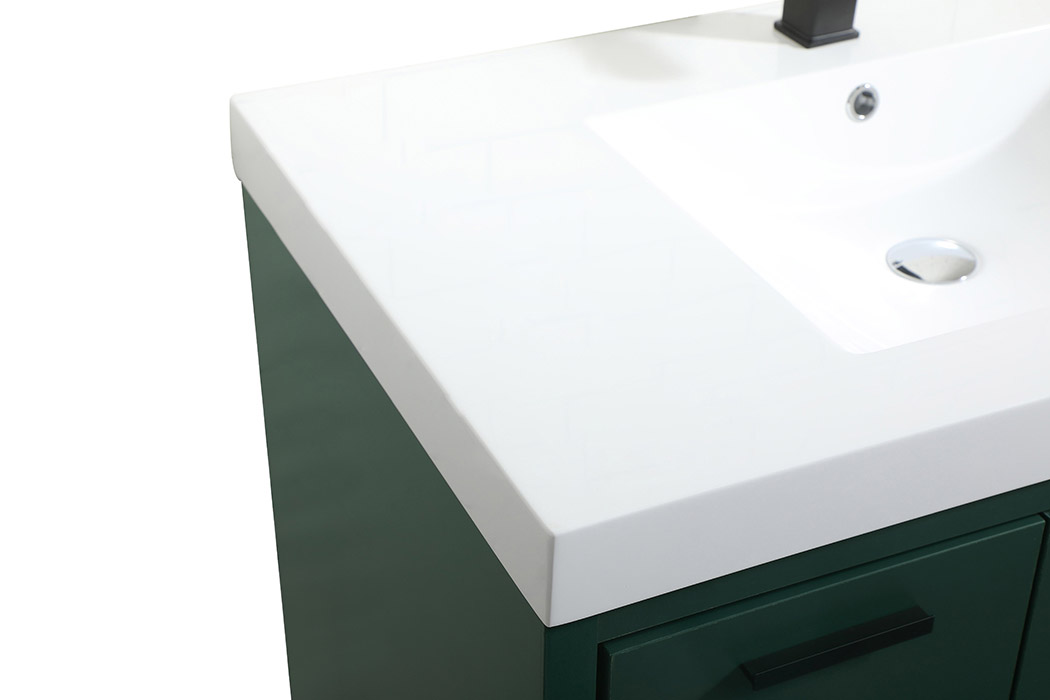Elegant Bathroom Vanity - Green, L 36" (VF46036MGN)