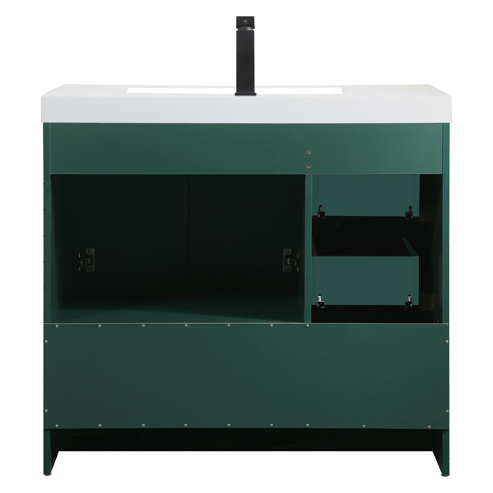 Elegant Bathroom Vanity - Green, L 36" (VF46036MGN)