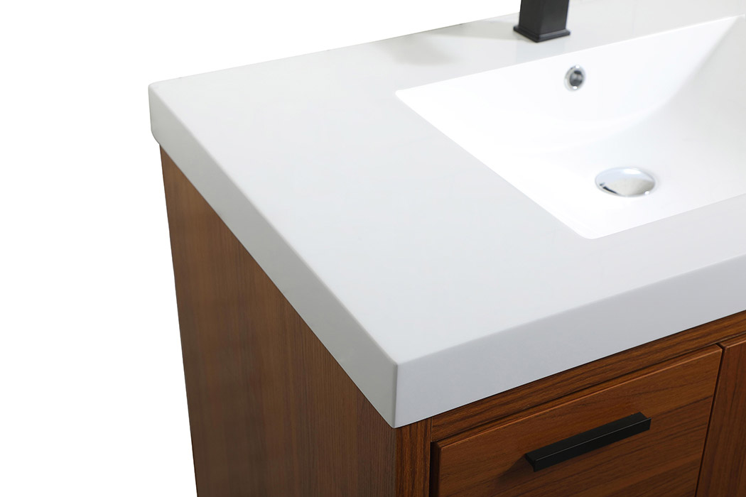 Elegant Bathroom Vanity - Teak, L 36" (VF46036MTK)