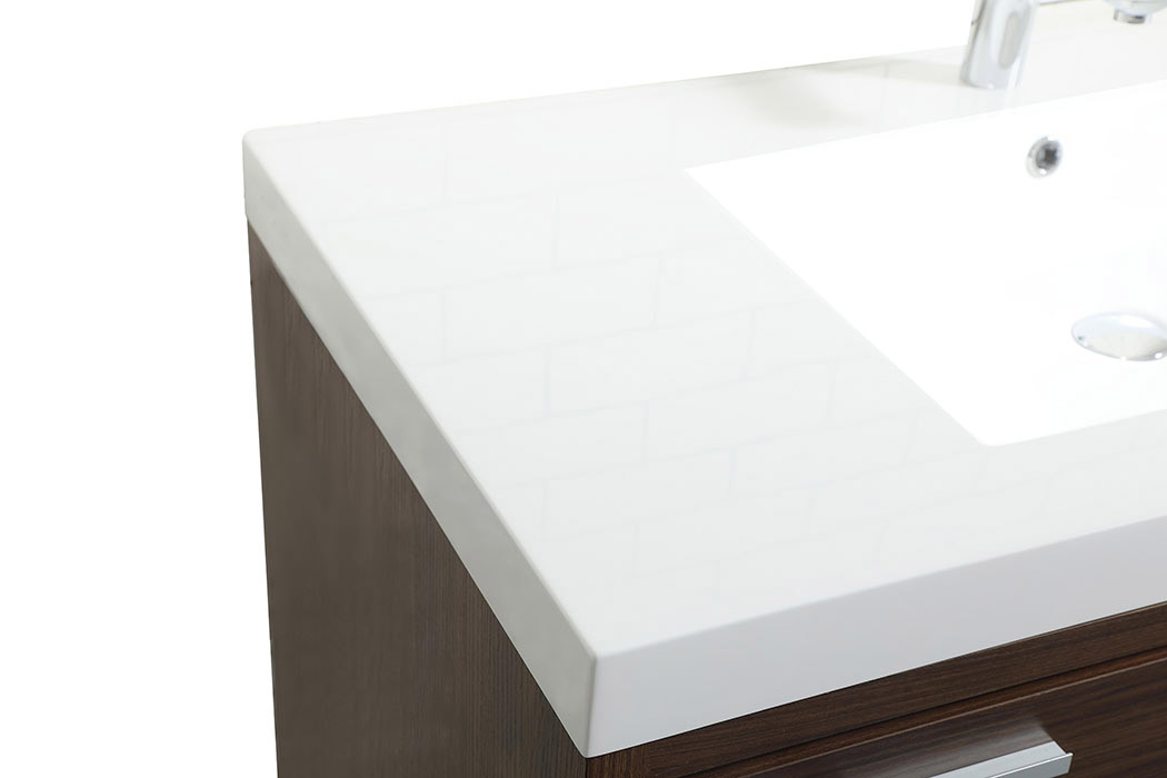 Elegant Bathroom Vanity - Walnut, L 42" (VF46042MWT)